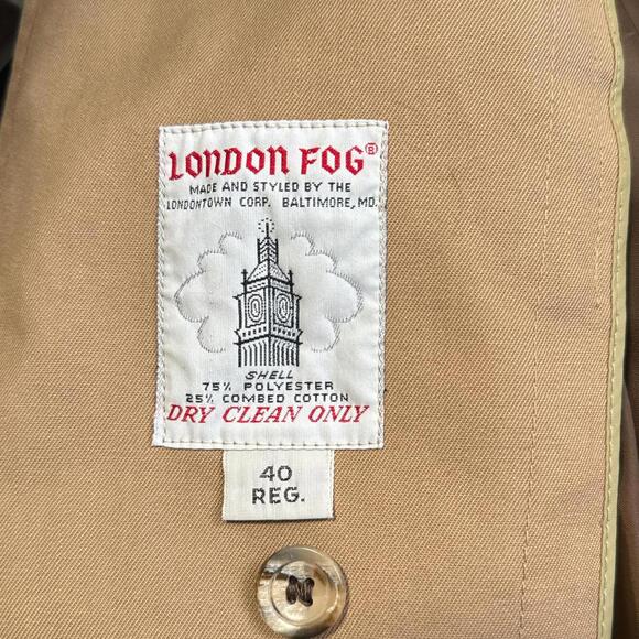 Vintage oversized minimalist tan trench coat size 40 - Picture 8 of 8